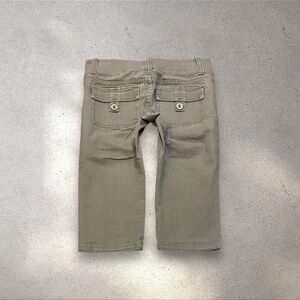 Y2k Bebop Low Rise Fitted Cropped Shorts